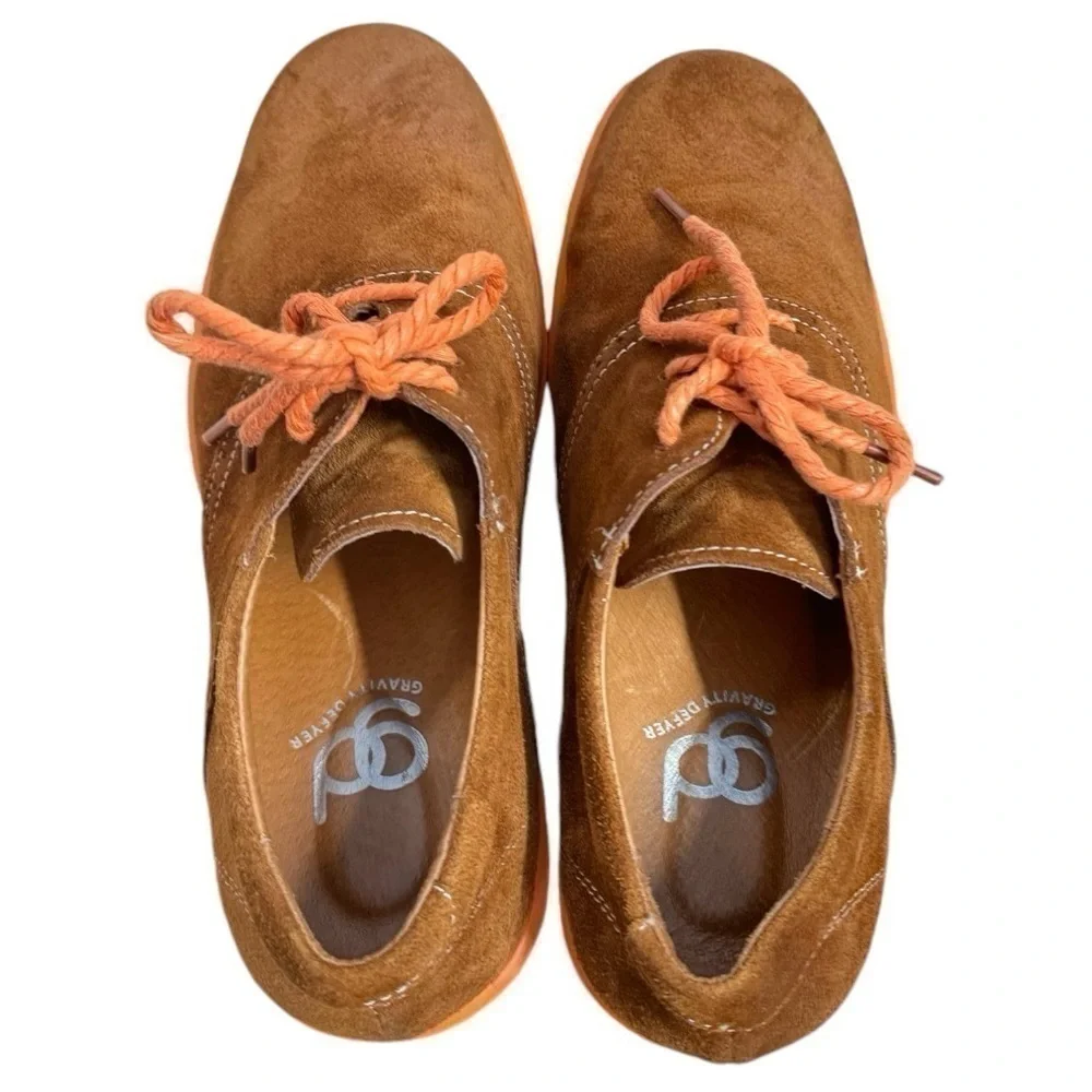 GRAVITY DEFYER MEN'S RAMACHY OXFORD Shoes Brown Mens Size 8